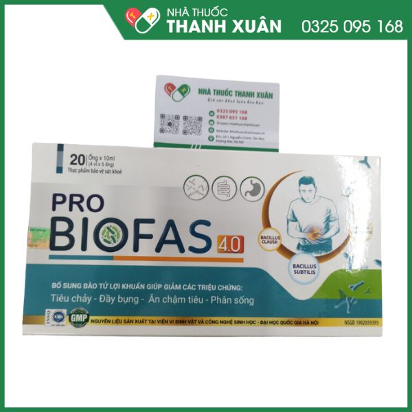Pro Biofas hỗ trợ phục hồi hệ vi sinh đường ruột
